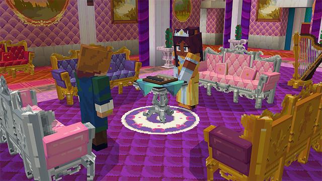 Screenshot of the Minecraft Bedrock Marketplace product Palace Furniture created by Cyclone.