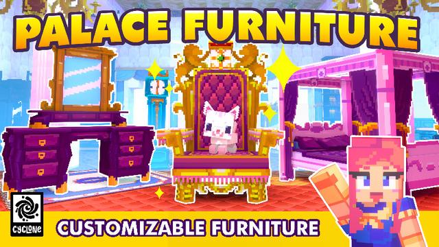 Thumbnail of the Minecraft Bedrock Marketplace product Palace Furniture created by Cyclone.