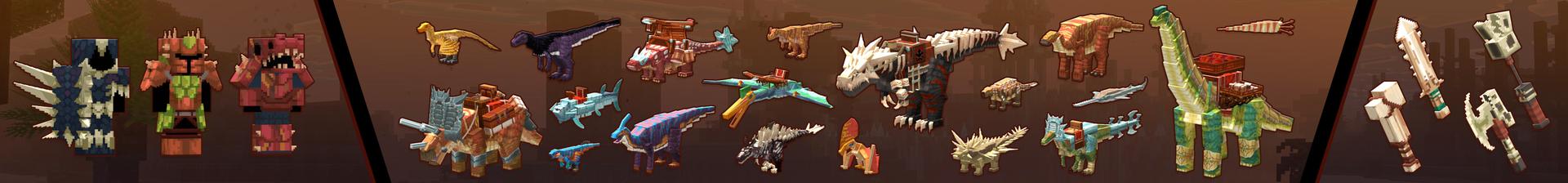 Panorama of the Minecraft Bedrock Marketplace product Primal Overworld created by Cyclone.