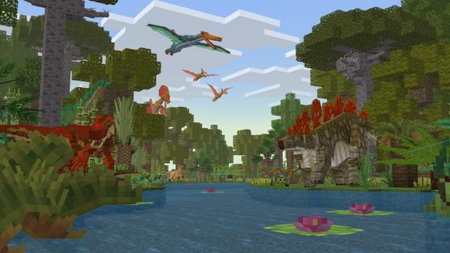 Screenshot of the Minecraft Bedrock Marketplace product Primal Overworld created by Cyclone.