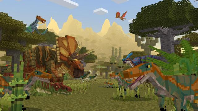 Screenshot of the Minecraft Bedrock Marketplace product Primal Overworld created by Cyclone.