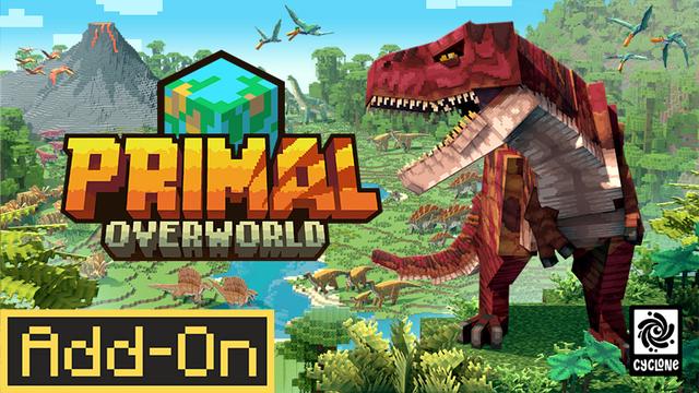 Thumbnail of the Minecraft Bedrock Marketplace product Primal Overworld created by Cyclone.