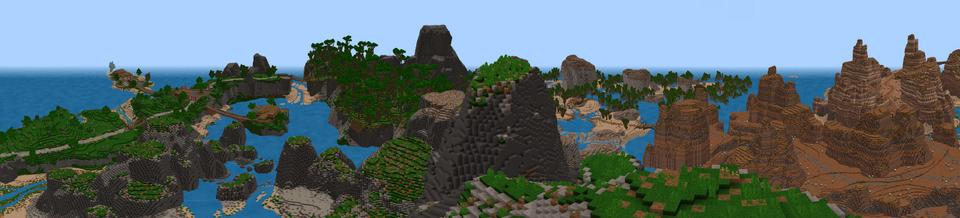 Panorama of the Minecraft Bedrock Marketplace product Safari World created by Cyclone.