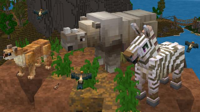Screenshot of the Minecraft Bedrock Marketplace product Safari World created by Cyclone.
