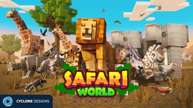 Thumbnail of the Minecraft Bedrock Marketplace product Safari World created by Cyclone.