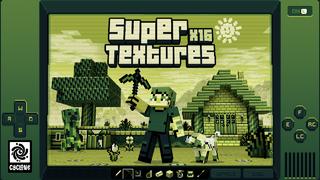 Thumbnail of the Minecraft Bedrock Marketplace product Super Textures x16 created by Cyclone.