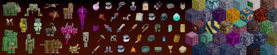 Panorama of the Minecraft Bedrock Marketplace product Pack de Texturas Ultra Apocalipsis created by Cyclone.