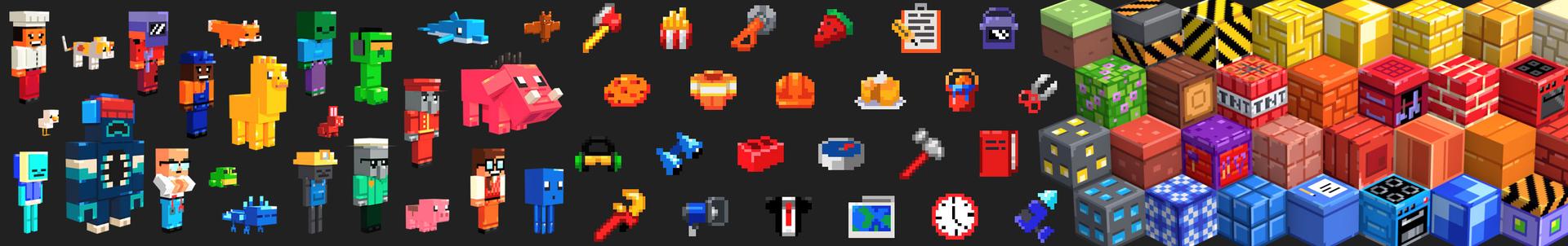 Panorama of the Minecraft Bedrock Marketplace product Ultra City Texture Pack created by Cyclone.