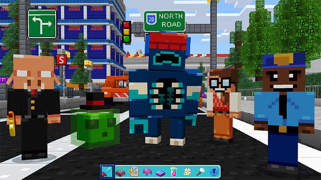 Screenshot of the Minecraft Bedrock Marketplace product Ultra City Texture Pack created by Cyclone.