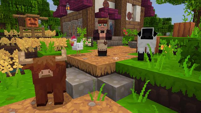 Screenshot of the Minecraft Bedrock Marketplace product Ultra Fantasy Texture Pack created by Cyclone.