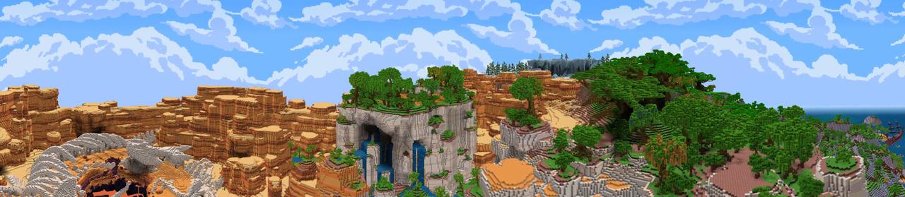 Panorama of the Minecraft Bedrock Marketplace product Ultra Mobs created by Cyclone.