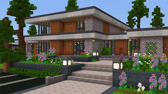 Screenshot of the Minecraft Bedrock Marketplace product Ultra Modern Texture Pack created by Cyclone.