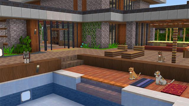 Screenshot of the Minecraft Bedrock Marketplace product Ultra Modern Texture Pack created by Cyclone.