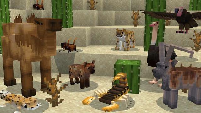Screenshot of the Minecraft Bedrock Marketplace product Wildlife Overworld created by Cyclone.
