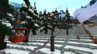 Screenshot of the Minecraft Bedrock Marketplace product Winter Resort created by Cyclone.