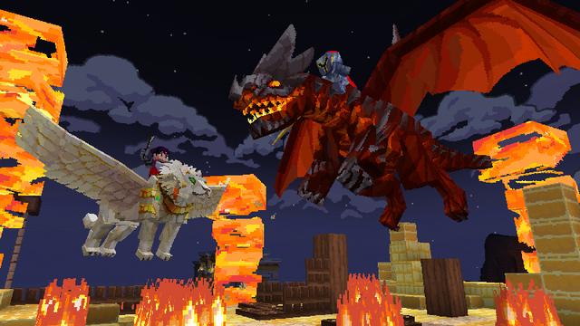 Screenshot of the Minecraft Bedrock Marketplace product World of Magic: Dragon Knight created by Cyclone.