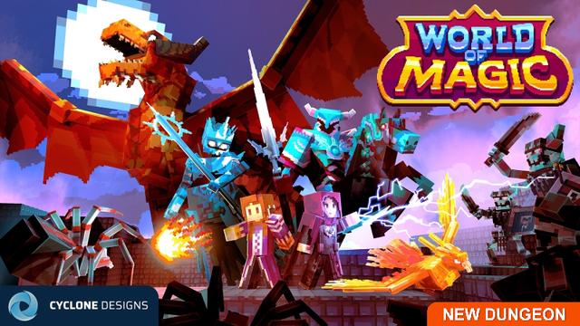 Thumbnail of the Minecraft Bedrock Marketplace product Mundo da Magia created by Cyclone.