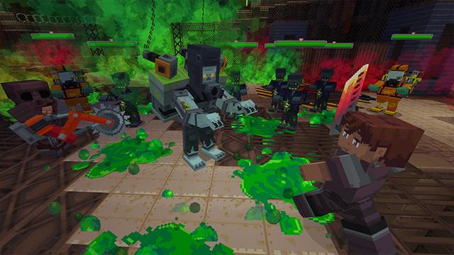 Screenshot of the Minecraft Bedrock Marketplace product Zombie Arena created by Cyclone.