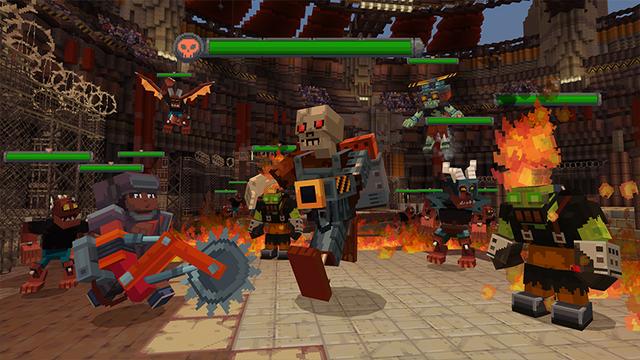 Screenshot of the Minecraft Bedrock Marketplace product Zombie Arena created by Cyclone.