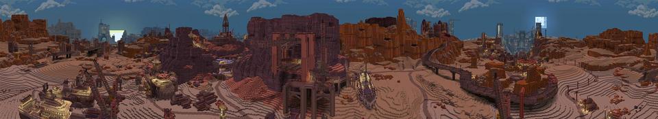 Panorama of the Minecraft Bedrock Marketplace product Zombie World created by Cyclone.