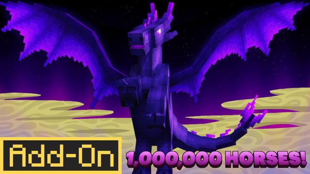 Thumbnail of the Minecraft Bedrock Marketplace product 1,000,000 Horses! created by Cynosia.