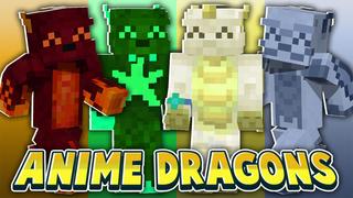 Thumbnail of the Minecraft Bedrock Marketplace product Anime Dragons created by Cynosia.