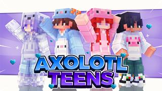 Thumbnail of the Minecraft Bedrock Marketplace product Axolotl Teens created by Cynosia.