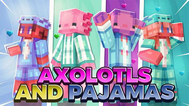 Thumbnail of the Minecraft Bedrock Marketplace product Axolotls and Pajamas created by Cynosia.