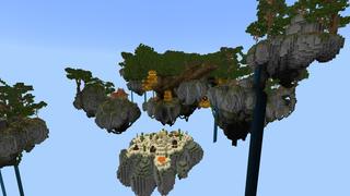 Screenshot of the Minecraft Bedrock Marketplace product Bee Island created by Cynosia.
