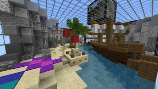 Screenshot of the Minecraft Bedrock Marketplace product Biome Boxes created by Cynosia.