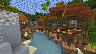 Screenshot of the Minecraft Bedrock Marketplace product Biome Boxes created by Cynosia.