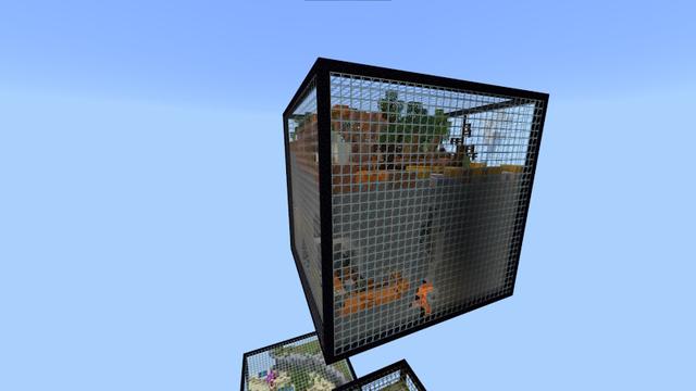 Screenshot of the Minecraft Bedrock Marketplace product Biome Boxes created by Cynosia.