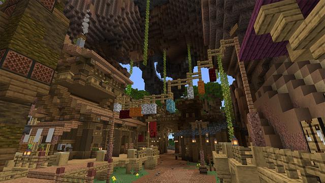 Screenshot of the Minecraft Bedrock Marketplace product Black Skull Cove created by Cynosia.