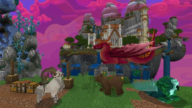 Screenshot of the Minecraft Bedrock Marketplace product Boundless Skyblock created by Cynosia.