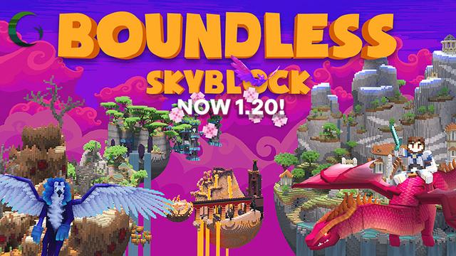 Thumbnail of the Minecraft Bedrock Marketplace product Boundless Skyblock created by Cynosia.