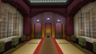 Screenshot of the Minecraft Bedrock Marketplace product Candy Bed Base created by Cynosia.