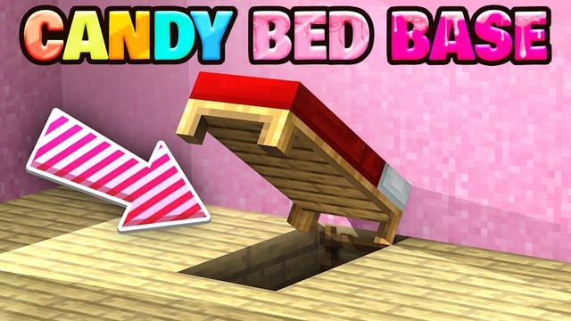 Thumbnail of the Minecraft Bedrock Marketplace product Candy Bed Base created by Cynosia.