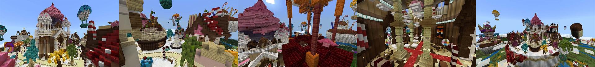 Panorama of the Minecraft Bedrock Marketplace product Candy created by Cynosia.