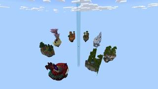 Screenshot of the Minecraft Bedrock Marketplace product Captive Oneblock created by Cynosia.