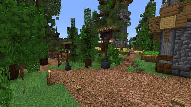 Screenshot of the Minecraft Bedrock Marketplace product Castle of the Forgotten created by Cynosia.