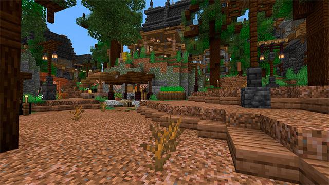 Screenshot of the Minecraft Bedrock Marketplace product Castle of the Forgotten created by Cynosia.