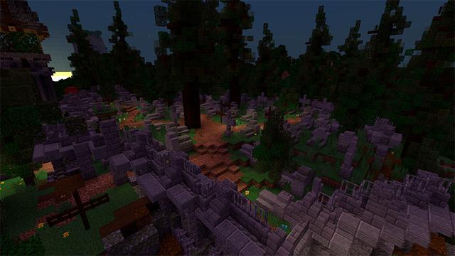 Screenshot of the Minecraft Bedrock Marketplace product Castle of the Forgotten created by Cynosia.
