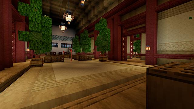 Screenshot of the Minecraft Bedrock Marketplace product Cherry Blossom created by Cynosia.
