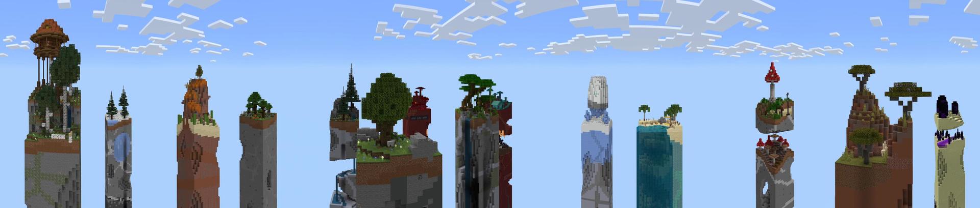 Panorama of the Minecraft Bedrock Marketplace product Chunk Biomes created by Cynosia.
