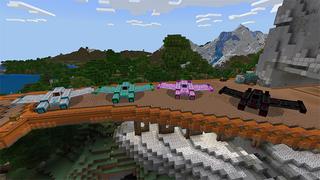 Screenshot of the Minecraft Bedrock Marketplace product Craftable Ships! created by Cynosia.