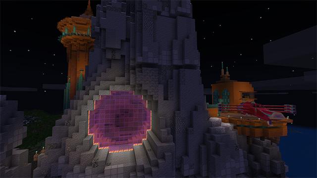 Screenshot of the Minecraft Bedrock Marketplace product Craftable Ships! created by Cynosia.