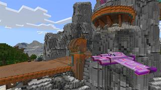 Screenshot of the Minecraft Bedrock Marketplace product Craftable Ships! created by Cynosia.