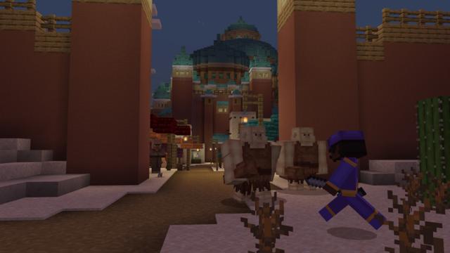 Screenshot of the Minecraft Bedrock Marketplace product Desert Adventures created by Cynosia.