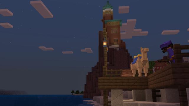 Screenshot of the Minecraft Bedrock Marketplace product Desert Adventures created by Cynosia.