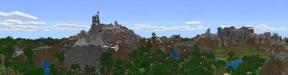 Panorama of the Minecraft Bedrock Marketplace product Dragon Slayer: A Noble Journey created by Cynosia.